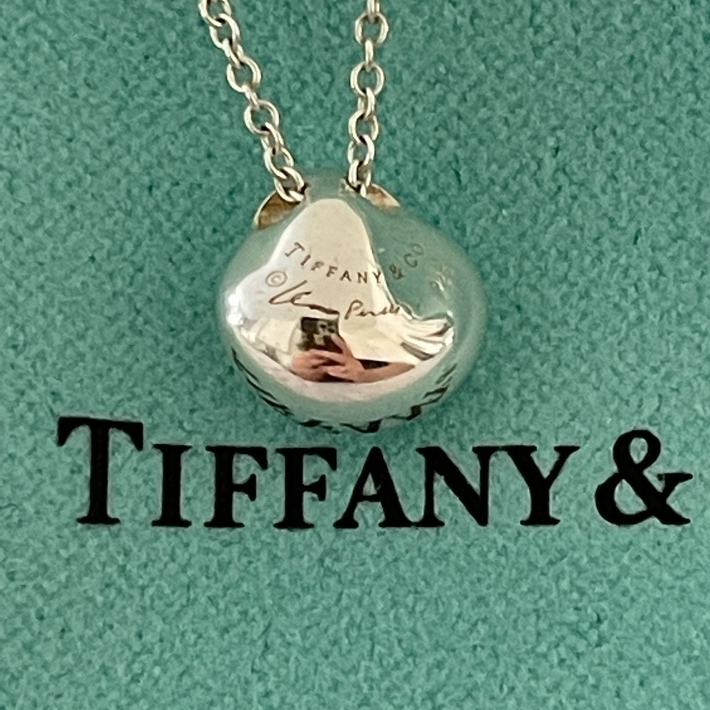 Authentic Tiffany & Co Elsa Peretti Bean Nugget Necklace EUC